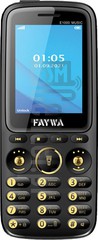 在imei.info上的IMEI Check FAYWA E1000 Music