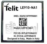 Verificación del IMEI  TELIT LE910-NA1 en imei.info