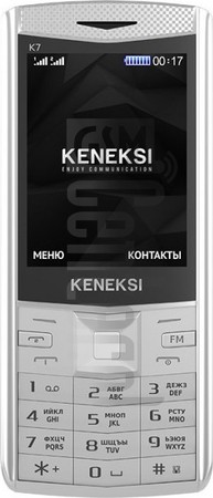 在imei.info上的IMEI Check KENEKSI K7