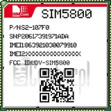 Controllo IMEI SIMCOM SIM5800E su imei.info