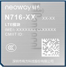 Vérification de l'IMEI NEOWAY N716 sur imei.info