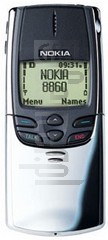 imei.info에 대한 IMEI 확인 NOKIA 8860