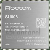 Verificação do IMEI FIBOCOM SU808-CN em imei.info
