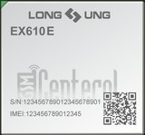 Vérification de l'IMEI LONGSUNG EX610E sur imei.info
