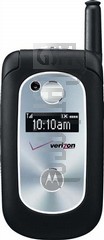 Vérification de l'IMEI MOTOROLA V325i sur imei.info