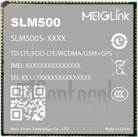 Verificação do IMEI MEIGLINK SLM500S-AU/LA em imei.info