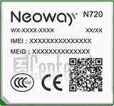 Kontrola IMEI NEOWAY N720 na imei.info