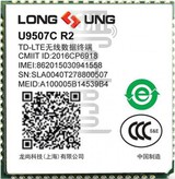 ตรวจสอบ IMEI LONGSUNG U9507C R2 บน imei.info