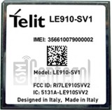 Controllo IMEI TELIT LE910-SV1 su imei.info