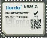 在imei.info上的IMEI Check LIERDA NB86-G