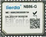 Controllo IMEI LIERDA NB86-G su imei.info