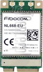 Kontrola IMEI FIBOCOM NL668-EU na imei.info