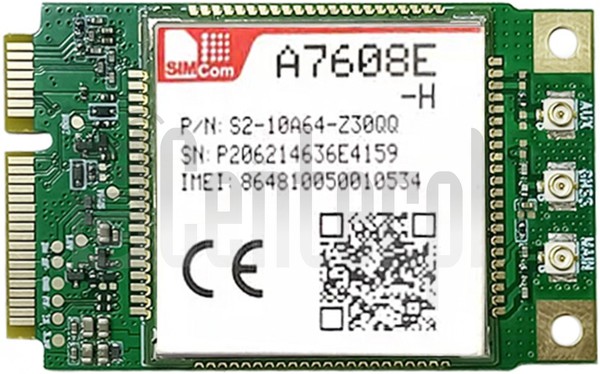 Skontrolujte IMEI SIMCOM A7608E-H na imei.info