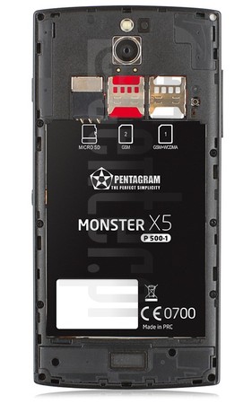 Verificação do IMEI PENTAGRAM Monster X5 P500-1 em imei.info