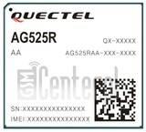 Verificação do IMEI QUECTEL AG525R-GL em imei.info