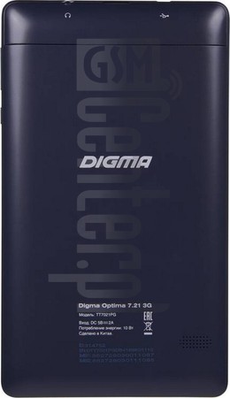 在imei.info上的IMEI Check DIGMA Optima 7.21 3G