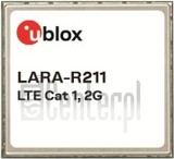 Verificação do IMEI U-BLOX LARA-R211 em imei.info