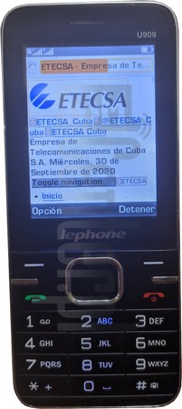 Verificação do IMEI LEPHONE U909 em imei.info