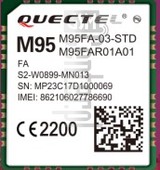 Controllo IMEI QUECTEL M95 Series su imei.info
