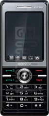 IMEI-Prüfung KONKA D780 auf imei.info