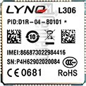 Verificação do IMEI LYNQ L306 em imei.info