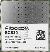 Vérification de l'IMEI FIBOCOM SC820 sur imei.info
