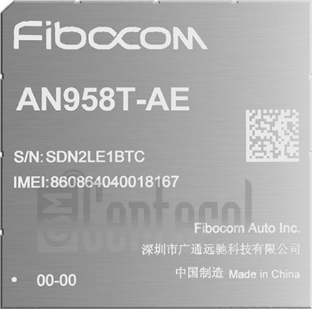 Verificación del IMEI  FIBOCOM AN958T-AE en imei.info