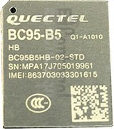 Verificación del IMEI  QUECTEL BC95-GR en imei.info