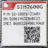 Skontrolujte IMEI SIMCOM SIM7600G na imei.info