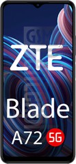 Verificación del IMEI  ZTE Blade A72 5G en imei.info