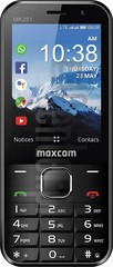 在imei.info上的IMEI Check MAXCOM MK281 Classic