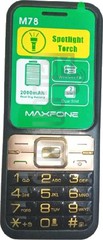 Skontrolujte IMEI MAXFONE M78 na imei.info