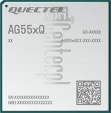 在imei.info上的IMEI Check QUECTEL AG550Q-JP