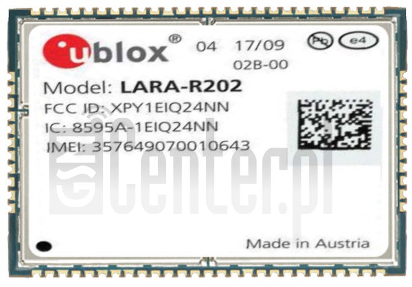 IMEI Check U-BLOX TOBY-R202 on imei.info
