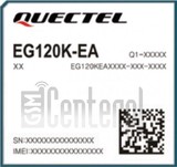 Verificación del IMEI  QUECTEL EG120K-EA en imei.info