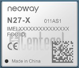 Pemeriksaan IMEI NEOWAY N27 di imei.info