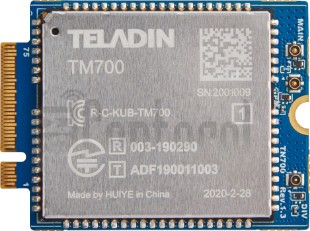Vérification de l'IMEI TELADIN TM700 sur imei.info