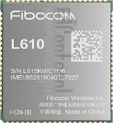 Kontrola IMEI FIBOCOM L610-CN na imei.info