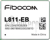 Pemeriksaan IMEI FIBOCOM L811-EB di imei.info