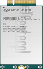Kontrola IMEI QUECTEL RM500U-CN na imei.info