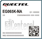 تحقق من رقم IMEI QUECTEL EG065K-NA على imei.info