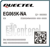 在imei.info上的IMEI Check QUECTEL EG065K-NA