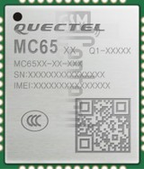 Verificación del IMEI  QUECTEL MC65 en imei.info