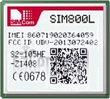 Проверка IMEI SIMCOM SIM800L на imei.info