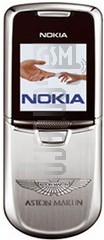 Verificación del IMEI  NOKIA 8800 Aston Martin Edition en imei.info