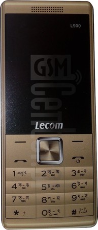 Verificação do IMEI LECOM L900 em imei.info