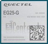 Controllo IMEI QUECTEL EG25-G su imei.info