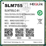 Vérification de l'IMEI MEIGLINK SLM755L sur imei.info