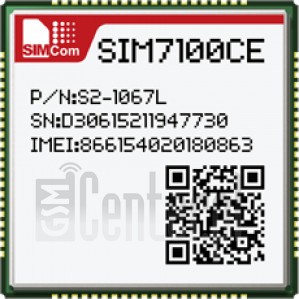 تحقق من رقم IMEI SIMCOM SIM7100CE على imei.info