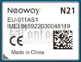 Kontrola IMEI NEOWAY N21 na imei.info